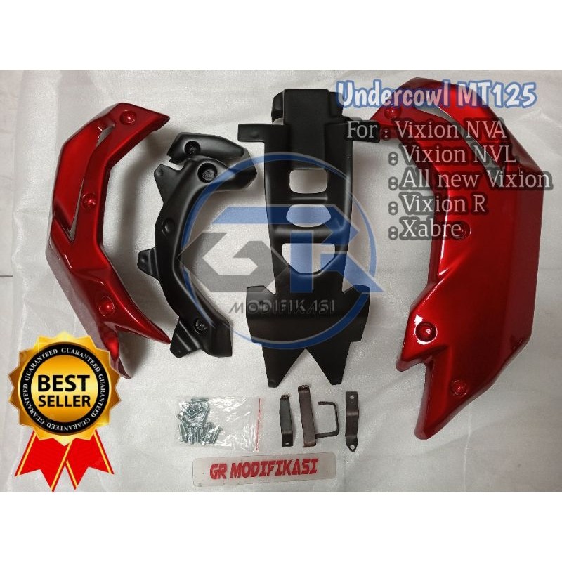 Undercowl MT125/Cover Engine Universal/Vixion//Xabre/FZ150i/tutup mesin custom