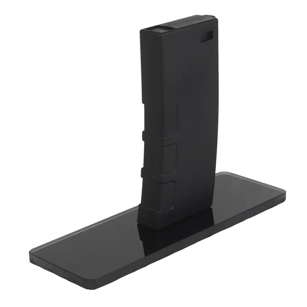 splay Stand AR 15 Style for M4 and AR15 ((AEG) ABS Decorative Magazine Glass Base Rifle Stand for   