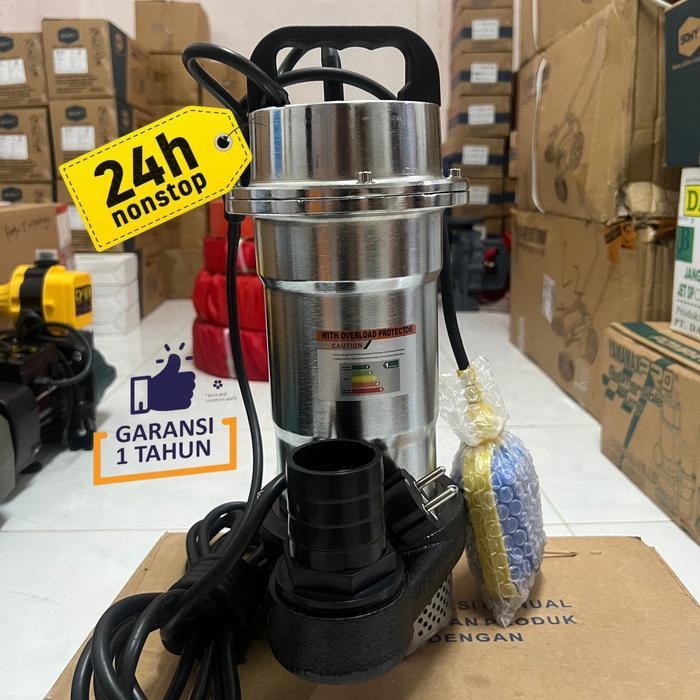 POMPA CELUP STAINLESS AIR KOTOR SUBMERSIBLE 400W AUTO & MANUAL MC PUMP - MANUAL