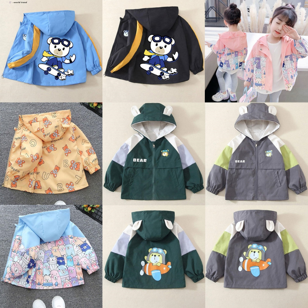 RAF Jaket Hoodie Anak Motif Cowok Cewek Impor 0 - 6 Tahun