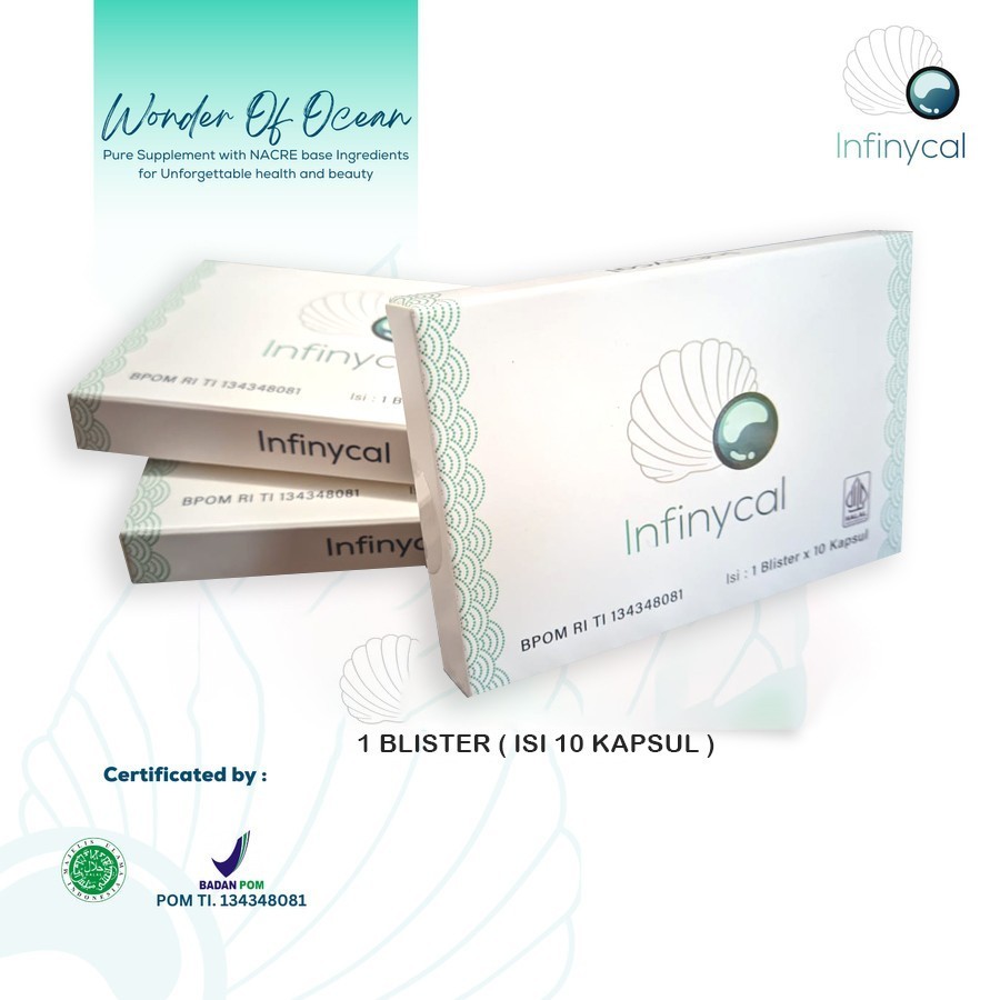 Terbaru By:Apotek farma jaya niu INFINYCAL original nano infiny cal ion calcium infinical kapsul new