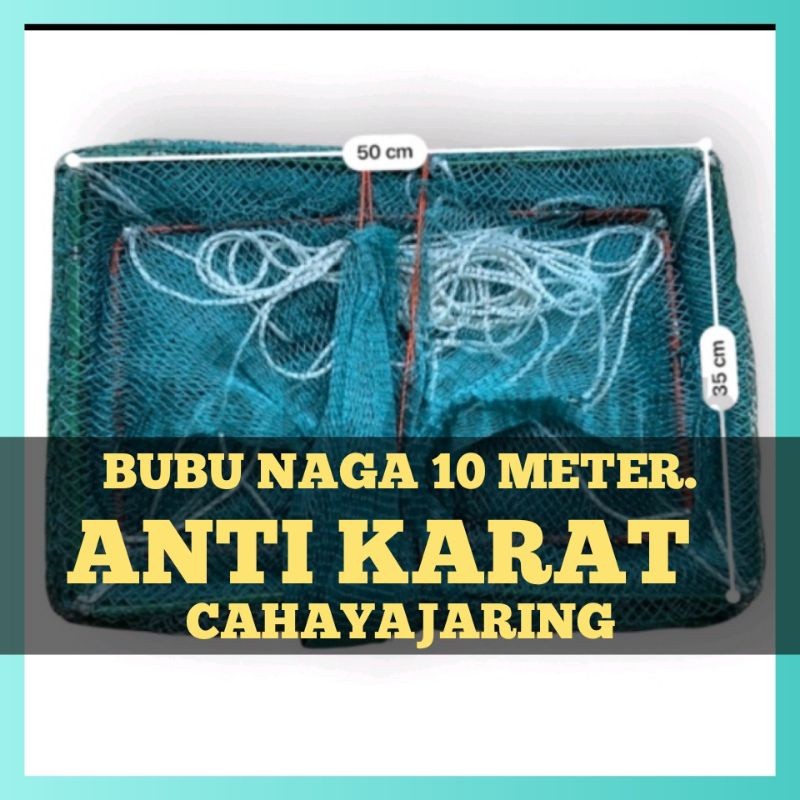 COD GARANSI BUBU JEBAKAN KEPITING / BUBU JEBAKAN IKAN / BUBU NAGA 10 METER