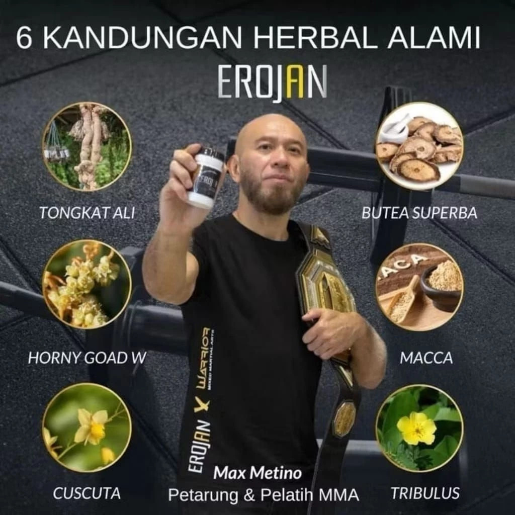 Erojan Wellous - Erojan Suplemen Kesehatan Pria Isi 60 Kapsul Original