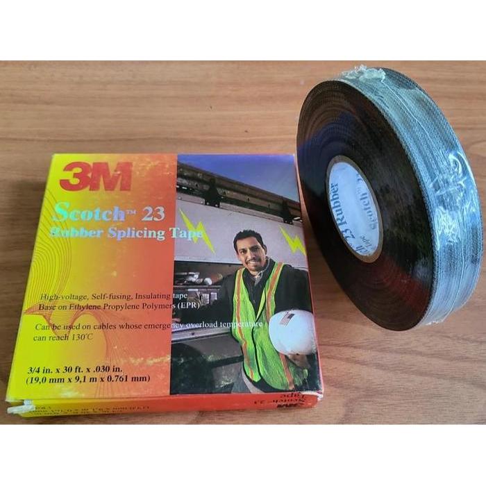 Isolasi 3M Rubber Scotch 23 Isolasi listrik