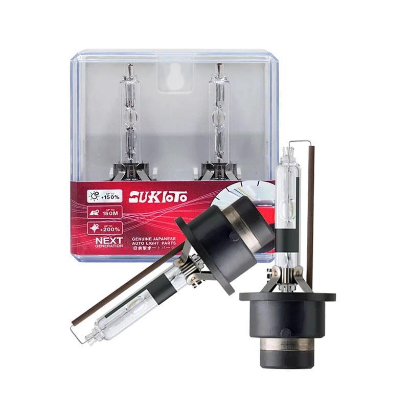 2PCS SUKIOTO HID Xenon D2R D4R D4S D2S 35W 4300K 6000K White Light D2S 3000K Yellow 8000K Xenon Head