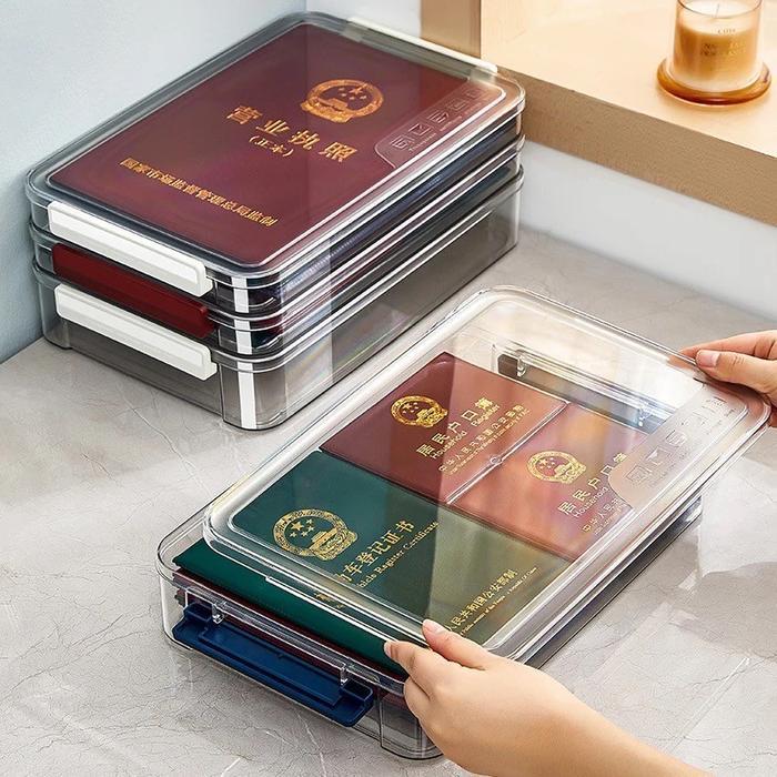 Kotak Penyimpanan Berkas dan Map File Organizer Office Box file Putih Desk Desk - MEDIUM, BUBBLE ter