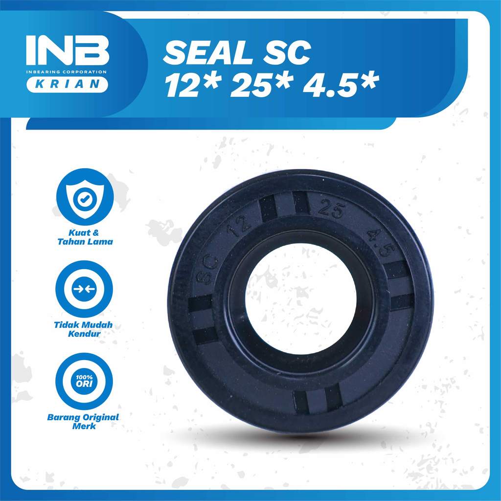 [Min 10 Biji] Seal Sc 12 25 4.5  Seal Mesin Pompa Air SubmerSible INB  KRIAN