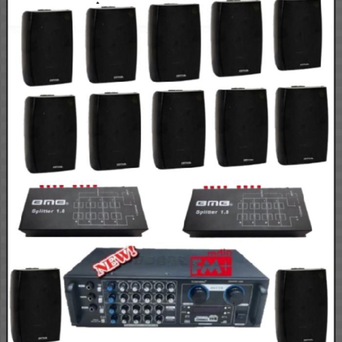 PAKET 12 speaker BMB 5 inch cocok untuk ruangan cafe,masjid,meeting
