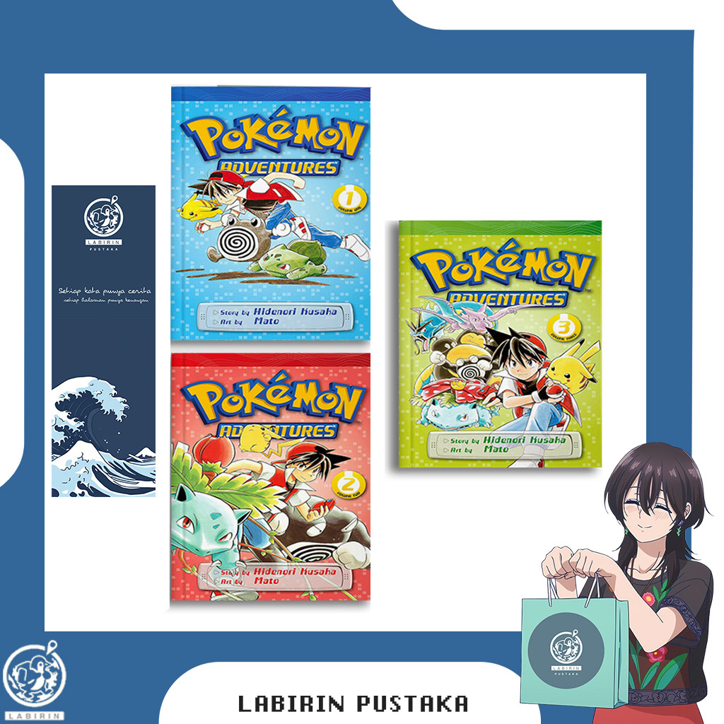 Komik Pokemon Adventures  (29 book series) (English) -LABIRINPUSTAKA_