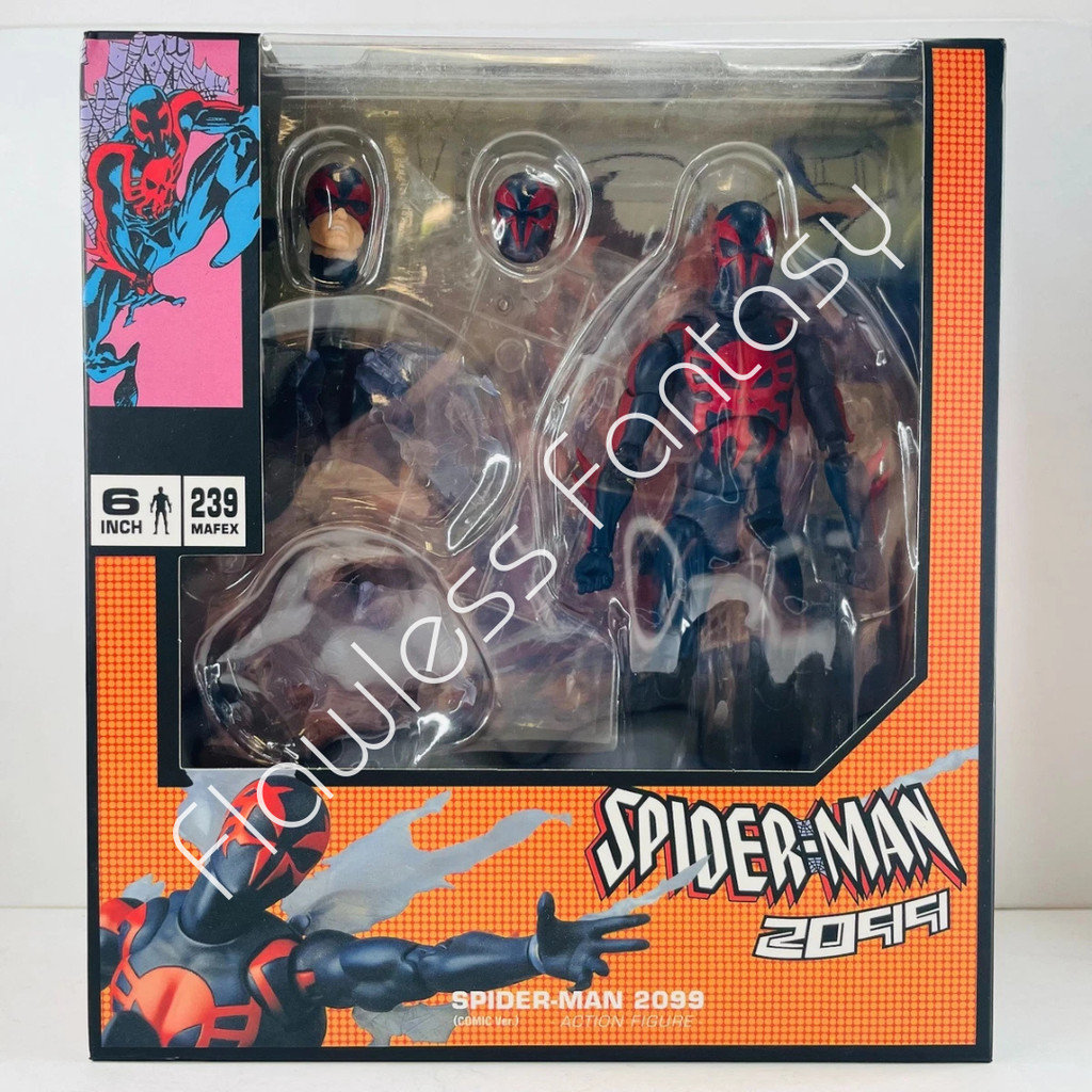 Mafex 239 Marvel Spiderman Spider Man 2099 Comic Version Action Figure