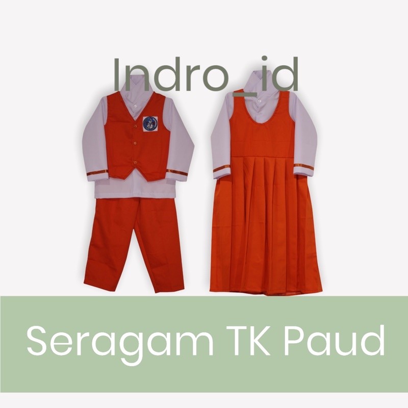 SERAGAM TK NASIONAL PANJANG ORANGE