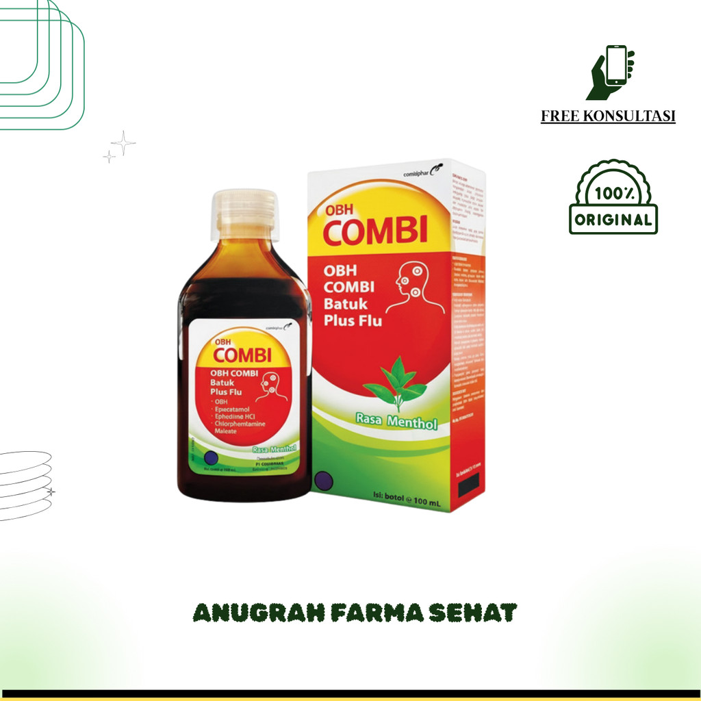 OBH COMBI PLUS BATUK PLUS FLU MENTHOL DEWASA 100 ML - Meredakan Batuk & Flu (SEMARANG)