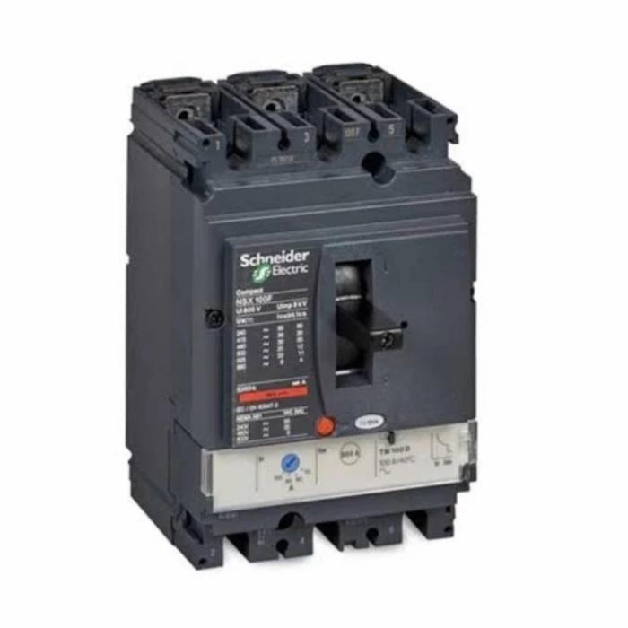 MCCB SCHNEIDER NSX 100F 3P 63A 80A 100A  NSX100F 3P 36KA
