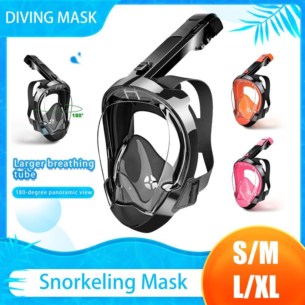 Alat Snorkling THENICE DS02 Panoramic Snorkeling Mask - Masker Snorkeling Full Face
