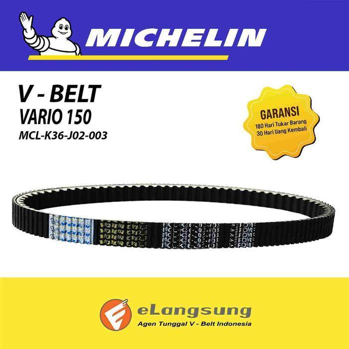 MICHELIN V-BELT VANBELT BELT VARIO 125 LED VARIO 150 LED 2015-2025 K36 ASLI EPDM 100% ORIGINAL - VAR