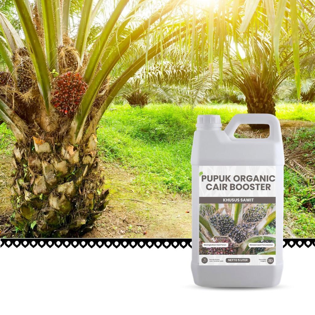COD | PUPUK ORGANIC CAIR POC BOOSTER SAWIT 5 LITER - Pupuk Organik Cair dan ZPT - Pelebat Sawit