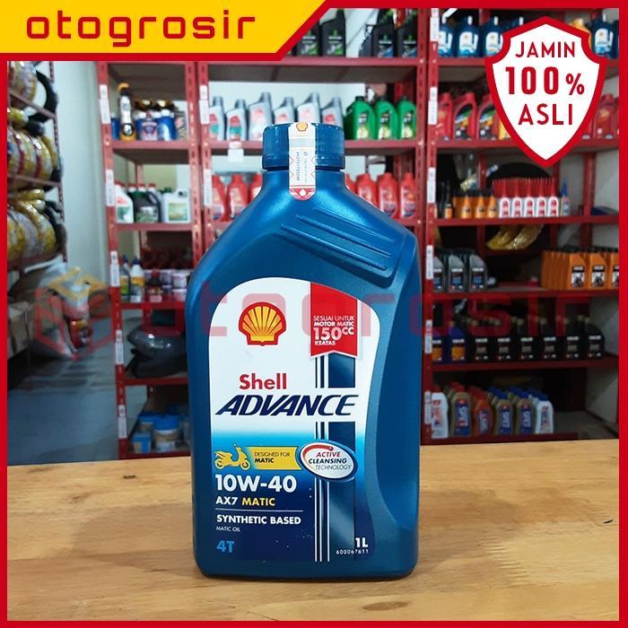 SHELL - OLI SHELL ADVANCE MATIC 4T AX7 1L ( 1000 mL ) 10W-40