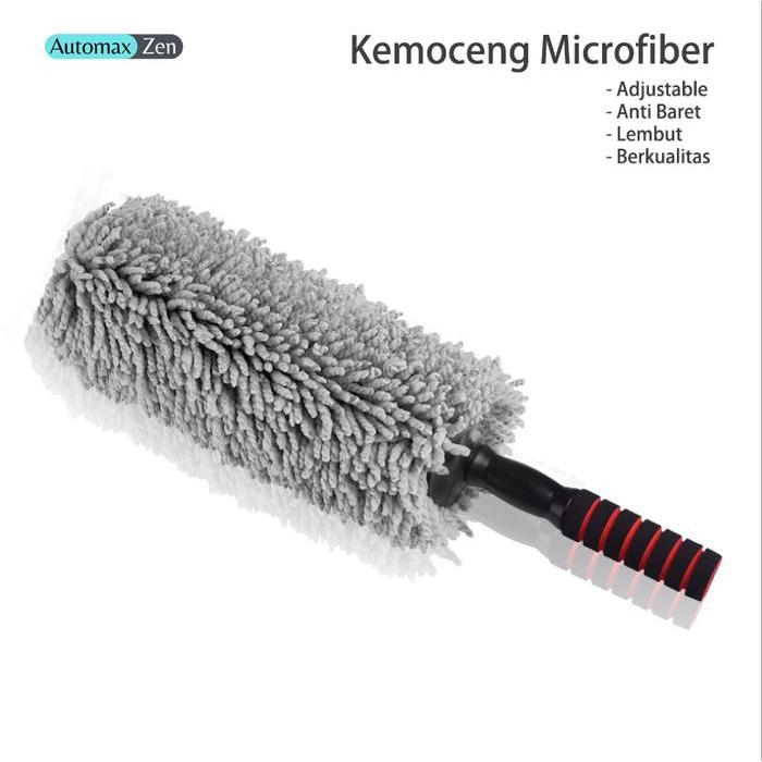 Kemoceng Microfiber Tebal  Scalable Pembersih Debu Rumah & Mobil - Kemoceng