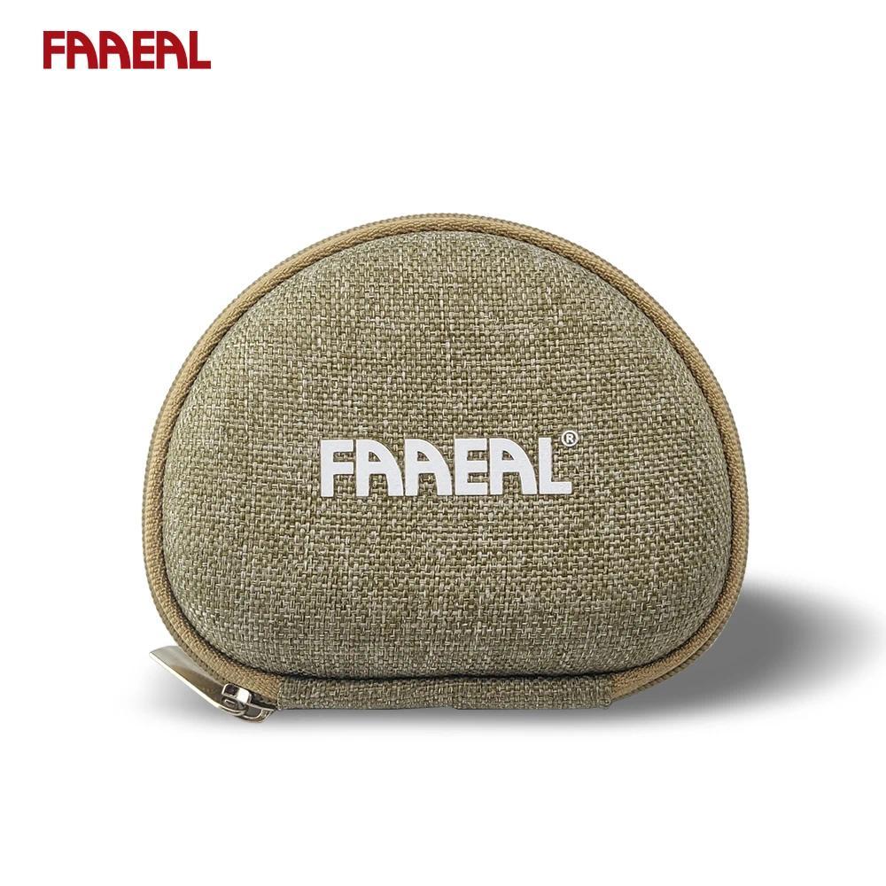 FAAEAL Earphone Box Mini Storage Bag Pouch Portable Hard Case Zipper Earbuds Hold Container For KZ T