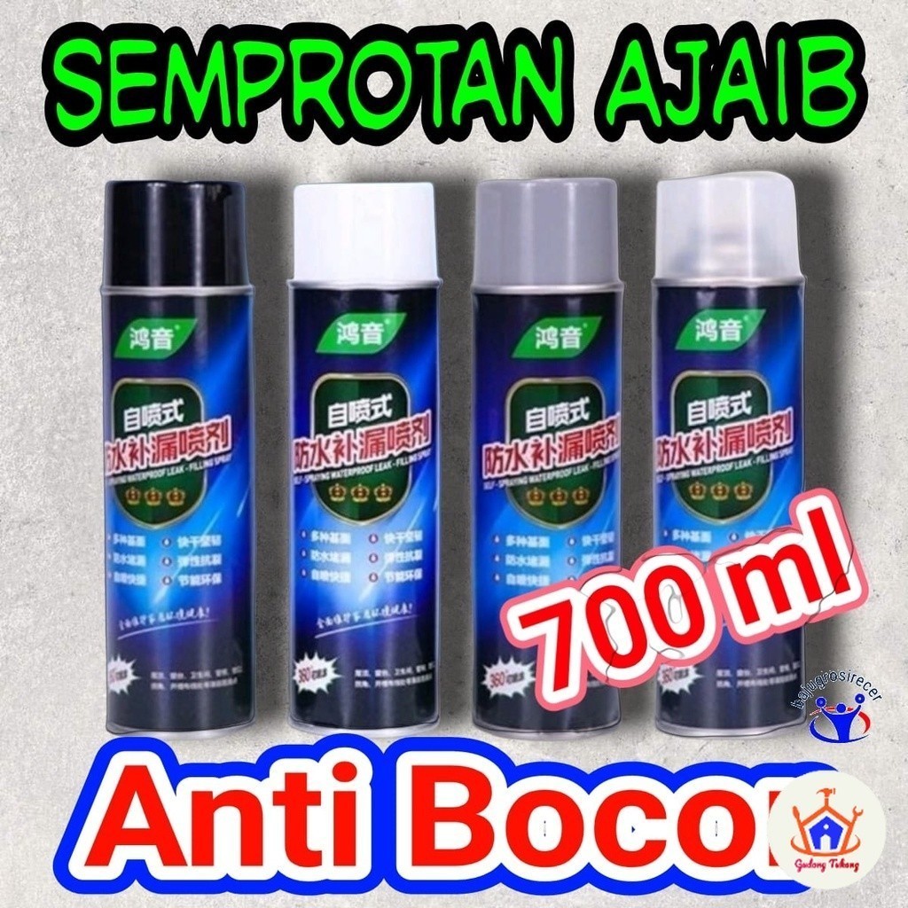 Mega Sale~ Semprotan Anti Bocor Ajaib Spray Anti Bocor Atap Tahan Air Waterproof Anti Bocor Semprot 