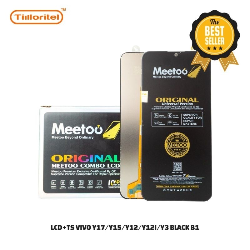 [LCD HP] LCD Vivo 1904 Y12 Y12I / VIVO 1901 Y15 / VIVO 1902 Y17 / VIVO Y3 / VIVO Y11 Black Fullset T