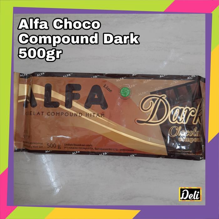 Coklat Batang/Coklat Balok Alfa Dark Compound Coklat 500gr