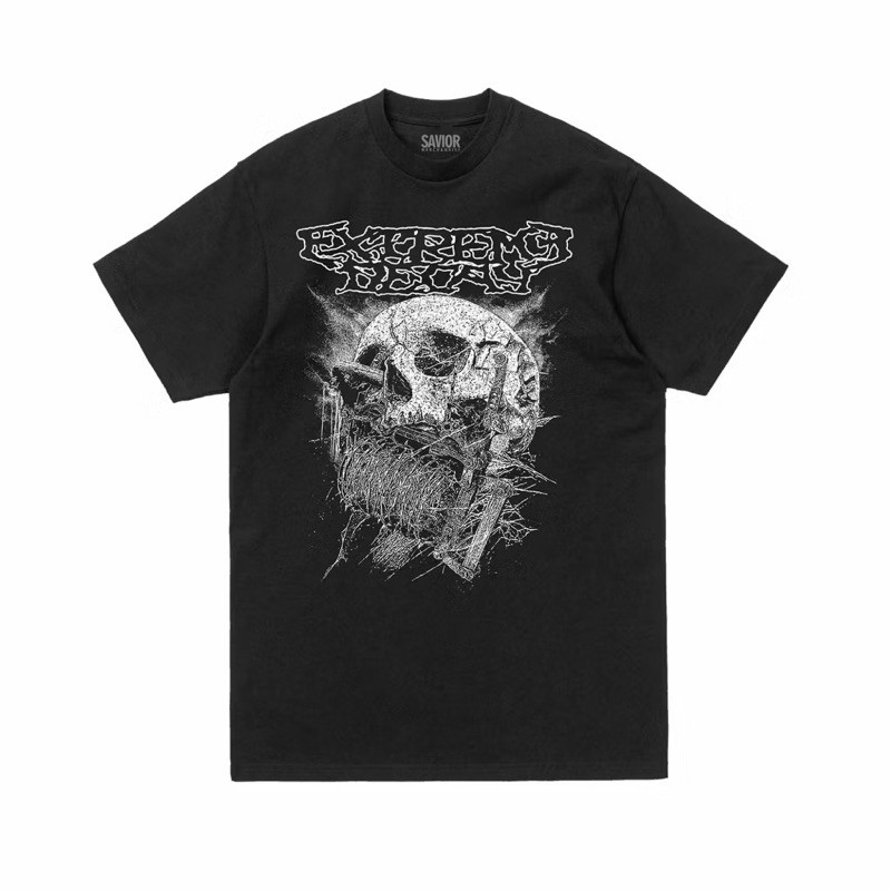 Tshirt EXTREME DECAY - HELLCOME (black) Katun murni Bernapas