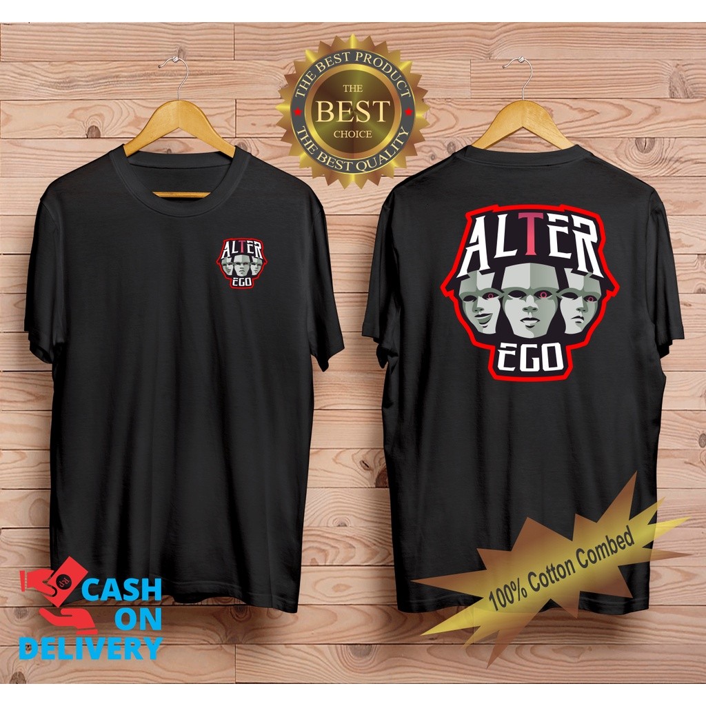 Kaos Distro Alter Ego / Baju Distro Alter Ego / Xshirt Terlaris
