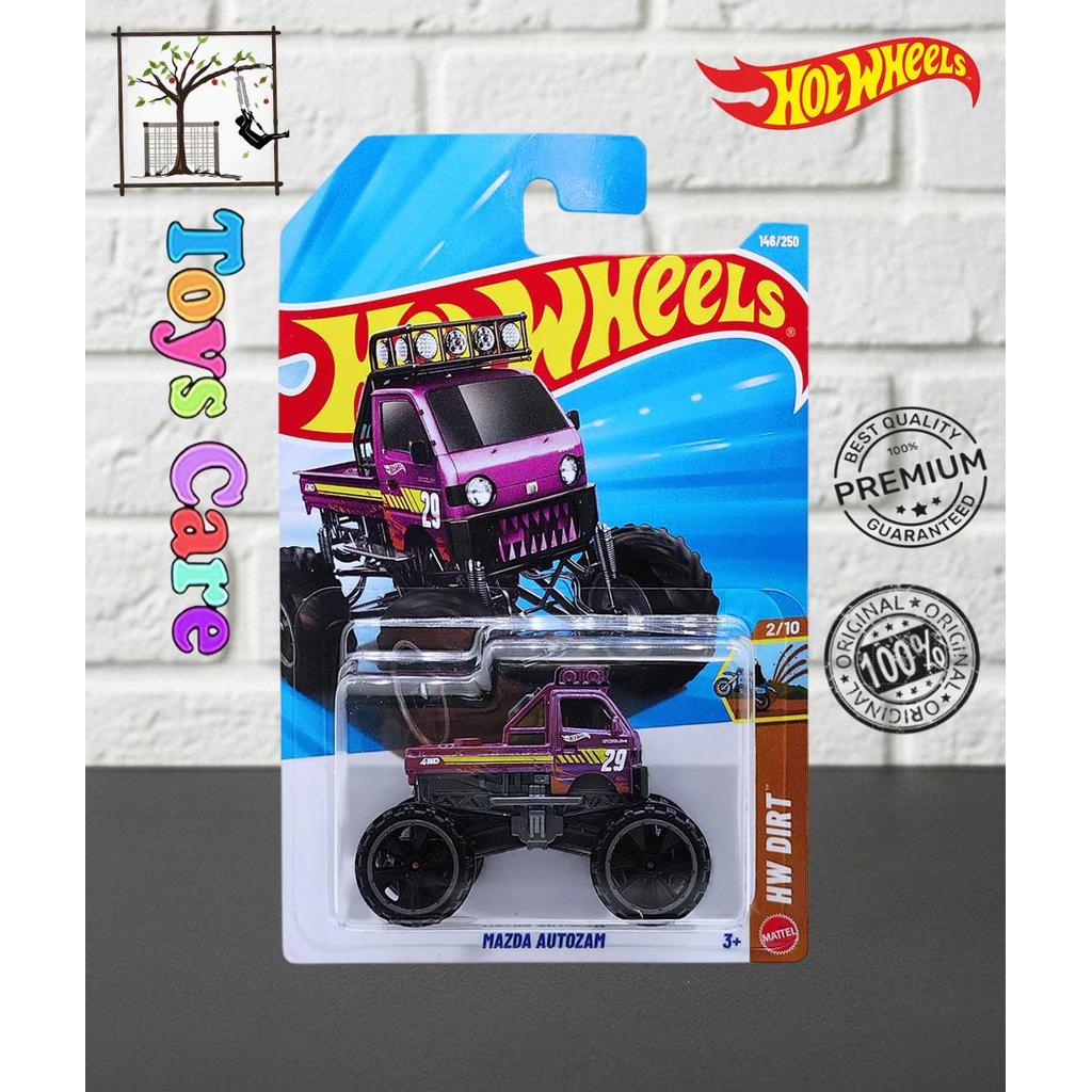 Hot Wheels Cars Mazda Autozam Ungu Diecast Mobil Pickup Monster Truck