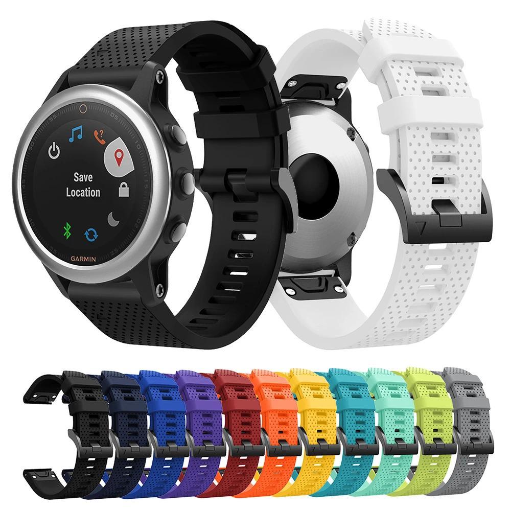 20mm Quick Release Silicone Strap For Garmin Fenix 5S5S Plus 6S Pro Smart Watch Band for Garmin Feni
