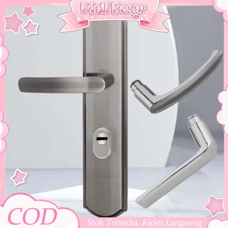 Door Handle Universal Gagang Pintu Gaya Eropa Minimalis Untuk Pintu Utama Kamar Tidur Rumah