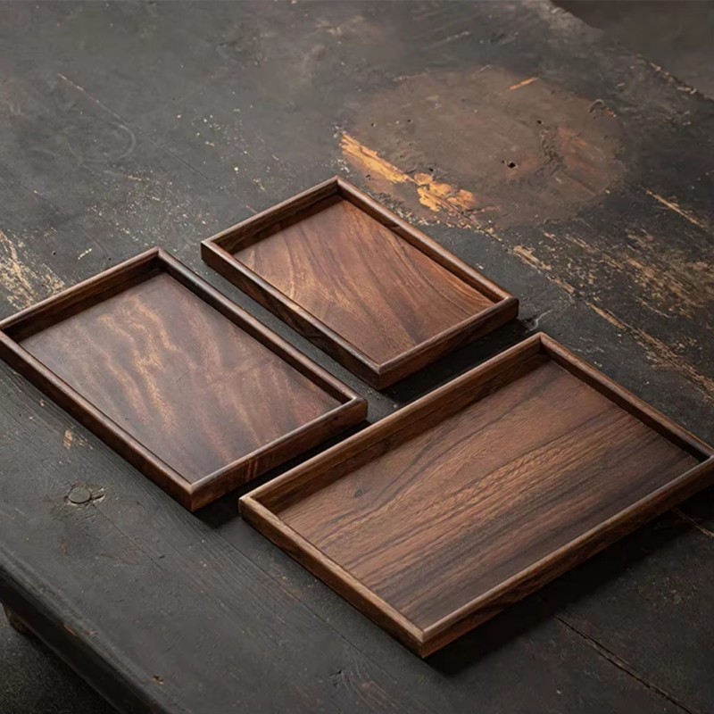 Nampan Kayu Asli / Wooden Tray / Baki Kayu Jati / Baki Kayu Nampan Tray Kayu Jati