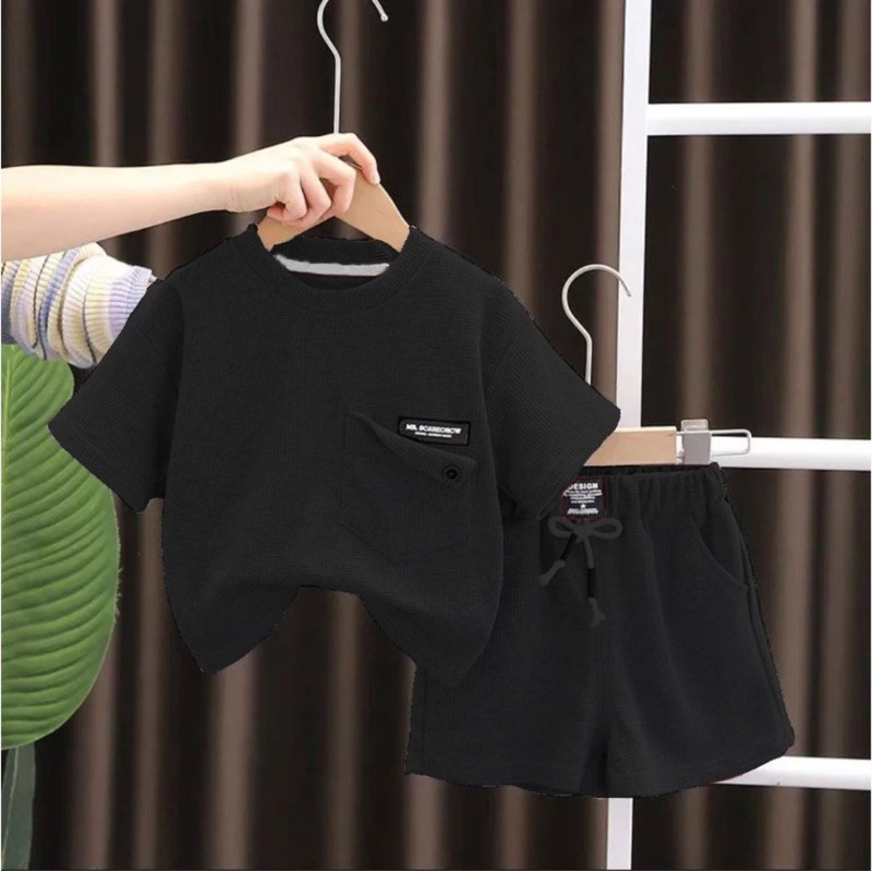 baju anak laki laki setelan baju dan celana pendek baju bayi laki laki 1tahun-5tahun