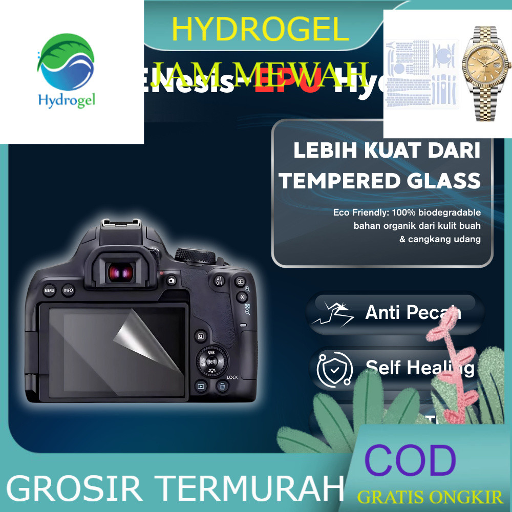 UniGet Hydrogel Bio Genesis Screen Protector Pelindung Layar Kamera DSLR Mirrorless Canon Sony Nikon