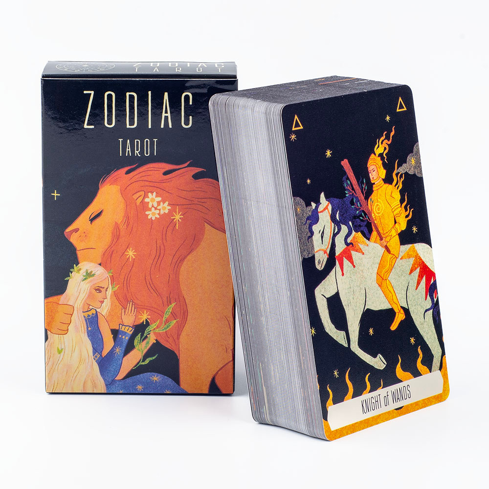 Kartu Tarot Zodiak 103*6cm untuk Ramalan Nasib, Permainan Kartu Peramal, Permainan Papan untuk Pesta