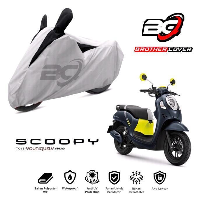 Sarung Motor Scoopy Cover Motor Scoopy Penutup Motor Scoopy Waterproof penutup & sarung sepeda motor