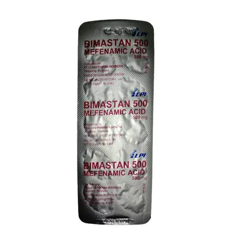 BIMASTAN 500 500 MG 1 BLISTER @ 10 KAPLET SALUT SELAPUT