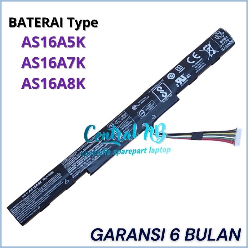 Baterai Batre Acer Aspire ES 14 ES1-432 ES1-432-CO85 C52R AS16A5K -CNB