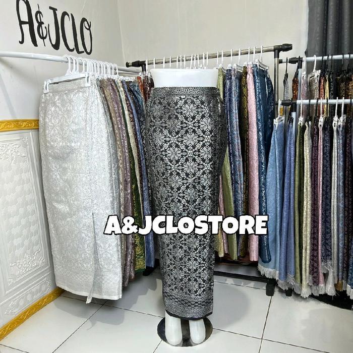 ROK SONGKET SPAN / ROK SONGKET BAWAHAN KEBAYA / ROK SONGKET JADI / ROK SONGKET SIAP PAKAI  Motif Ser