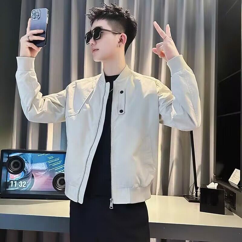 [Dia raja] Jaket Pria Trendi Premium Baru Tampan Jersey Baseball Mantel Pakaian Kasual Modis Baru