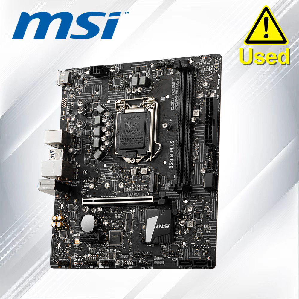 MSI B560M PLUS LGA 1200 64GB PCI-E 3.0 1×HDMI 1×VGA Motherboard