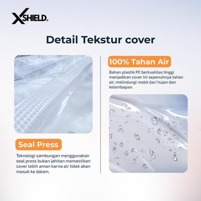 Cover Mobil New Ayla Sarung Mobil Tebal plastik PE 80 Micron -XSHIELD - 80 micron