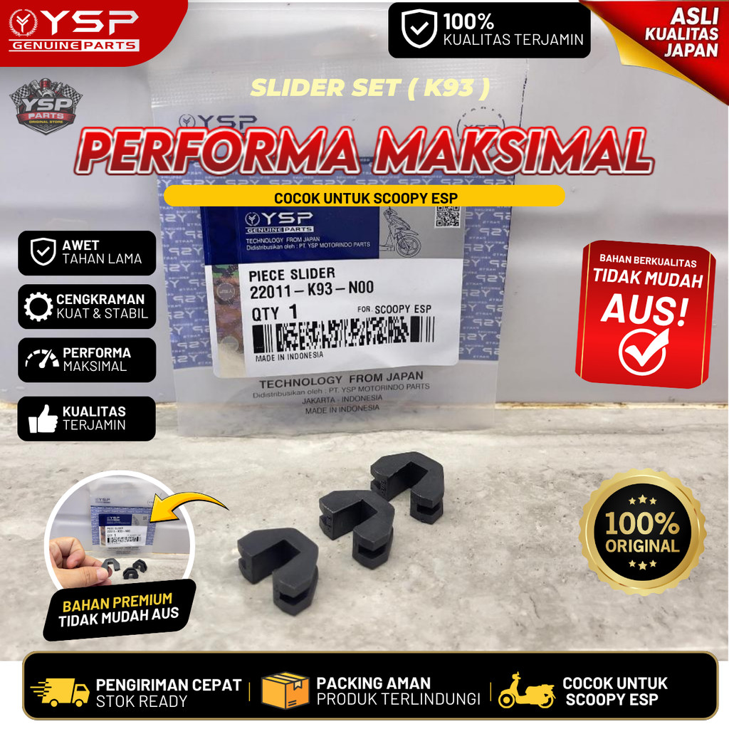 YSP-L4 PIECE SLIDER SCOOPY ESP ASLI ORIGINAL FCC 100% / SLIDER / FCC/SCOOPY