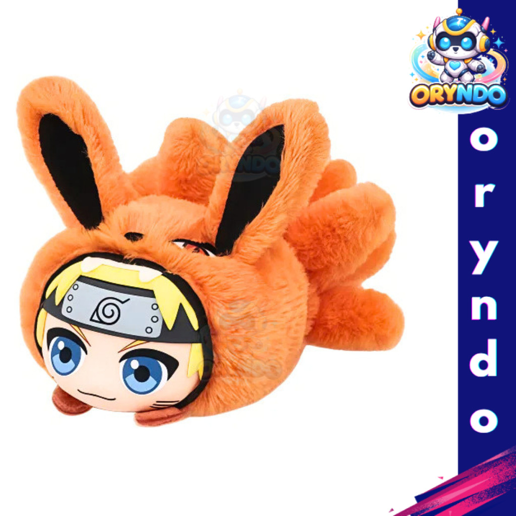 Eaki Boneka Naruto Shippuden Cute Beast Lying Party Blind Box - Koleksi Gantungan Kunci Anime Lucu O