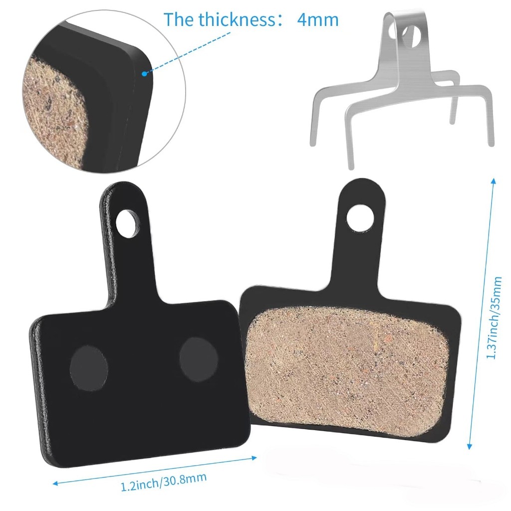 Kampas Rem Hidrolik Sepeda Mtb Kampas Rem Sepeda Cakram Brake Pads Dengan Pecahan Peluru Baja Tahan 