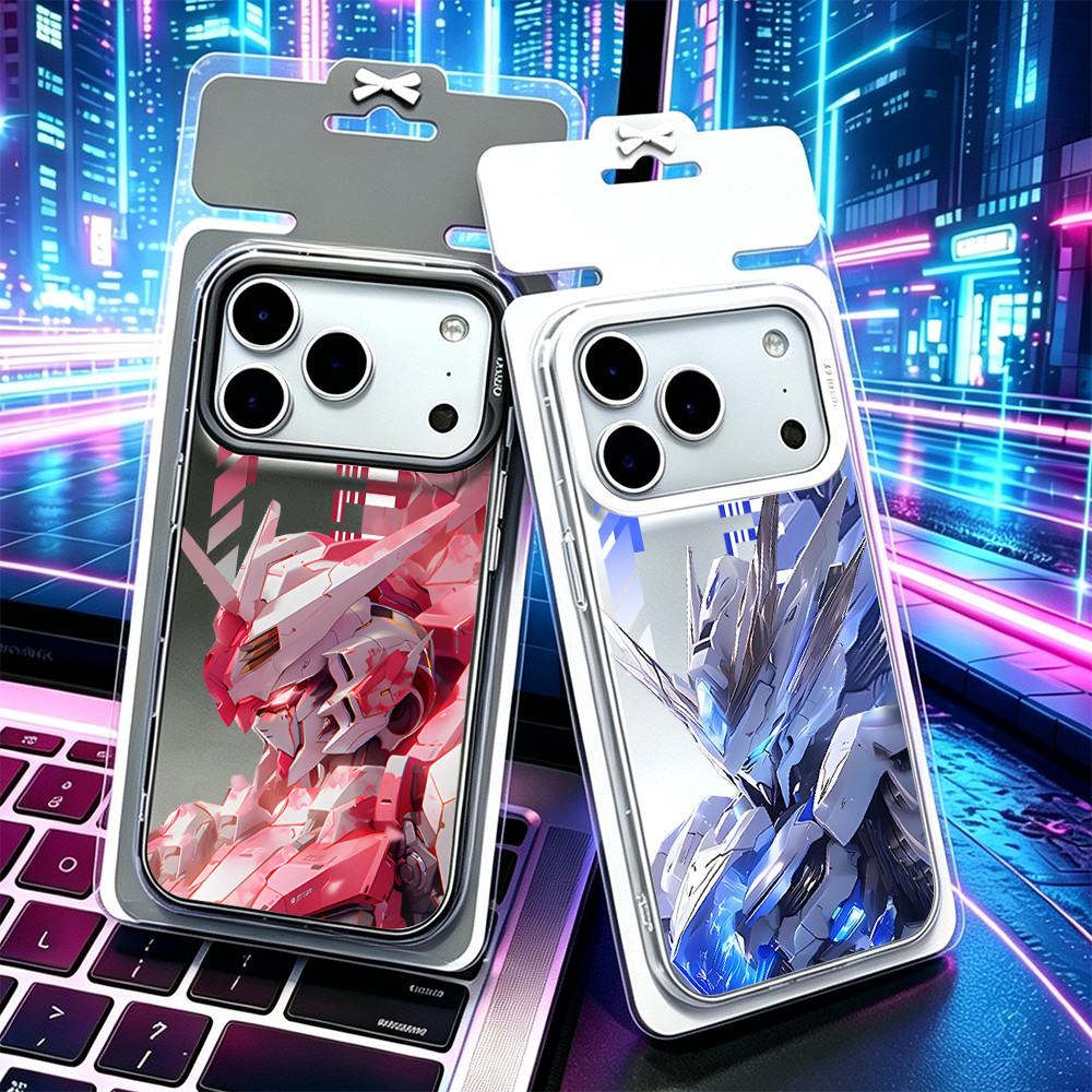 Mobile Suit Gundam Casing Ponsel For IPhone 17, 17ProMax, 16, 16Pro, 15, 16ProMax, 14, 13, 12, 11. A