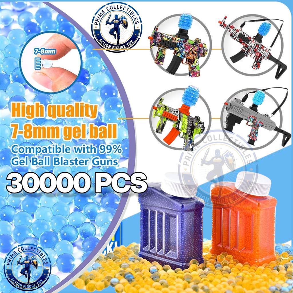 Mainan Anak Laki Laki Pistolan Elektrik - 30000pcs Refill Peluru Water Gell Blaster / Jelly Bubble G