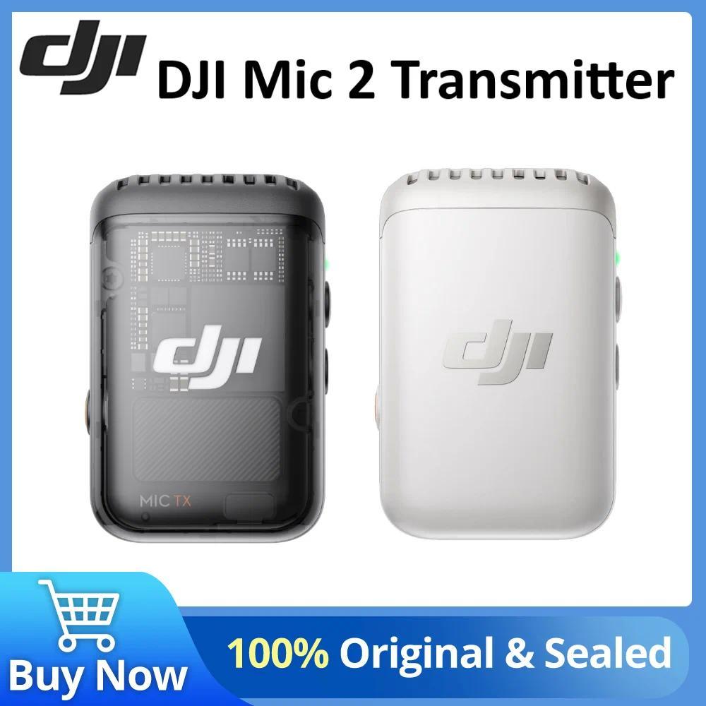 DJI Mic 2  Wireless Microphone DJI Mic 2 Transmitter Shadow Black DJI Mic 2 Transmitter Pearl White