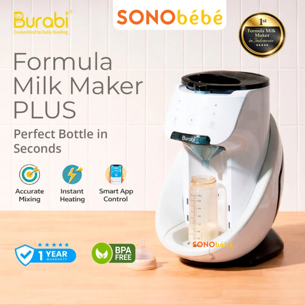 Burabi Smart Formula Milk Maker PLUS / Mesin Susu Formula Otomatis