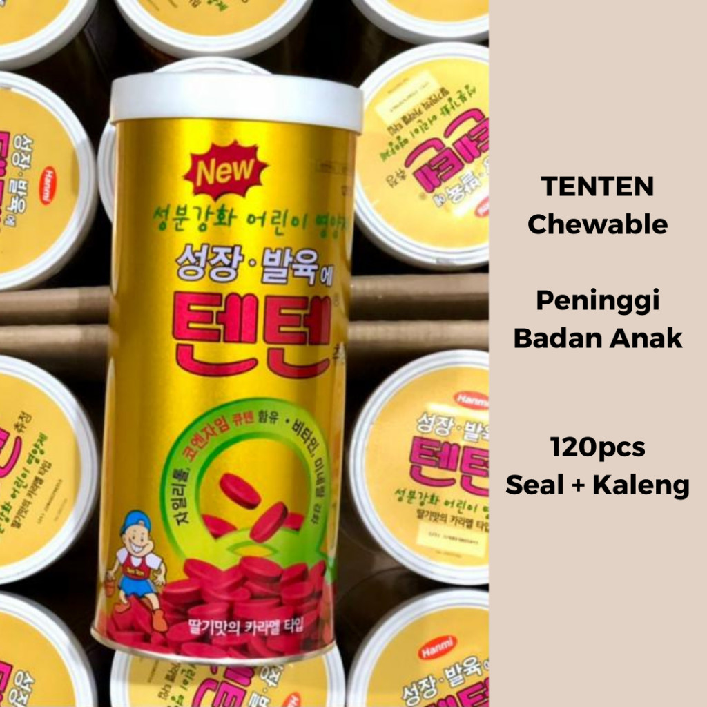 TENTEN Chewable Tablet Growth 120 pcs / Vitamin Korea Peninggi Badan